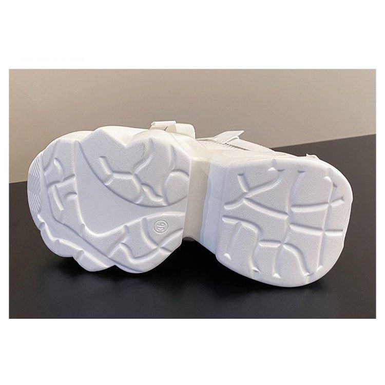 Giày Sneaker Đế Dày Phối Lưới Thoáng Khí Màu Sắc Thời Trang Cho Nữ