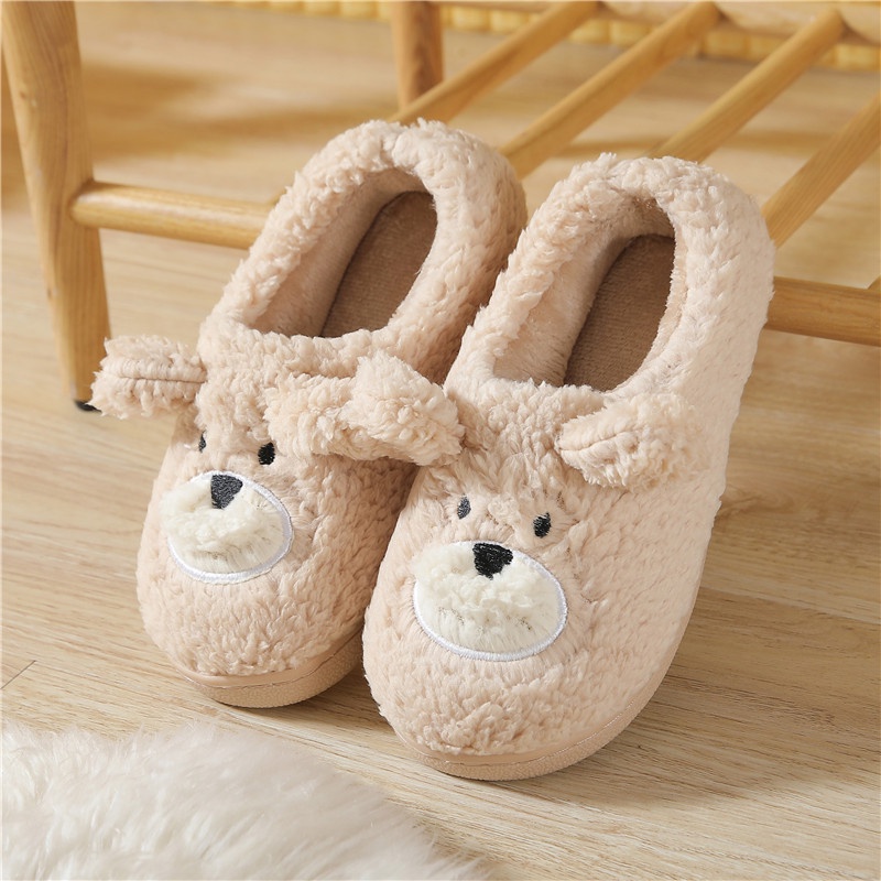 🤩Dép Bông Đi Trong Nhà Chống Trượt Họa Tiết Hoạt Hình Dễ Thương