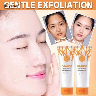 1 Chiếc Cam Tẩy Tế Bào Chết Gel Làm Trắng Da Bong Tróc Dưỡng Ẩm Làm Trắng Da Lười Kem Trị Mụn Đầu Đen Kem Body Facia Chăm Sóc Da JULYSTAR