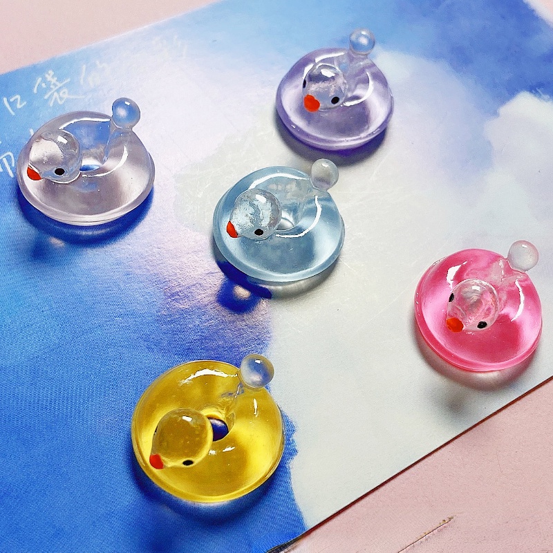 Dễ Thương Phao Bơi Hình Chú Vịt Vàng Đáng Yêu Cho Bé crocs charms