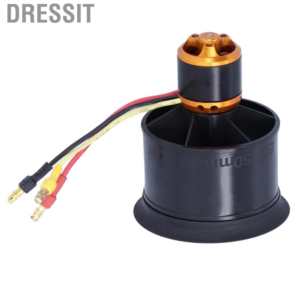 Dressit Motor with 12 Blades Ducted Fan  3‑4S High Temperature Resistance QX Brushless for RC Plane Helicopter