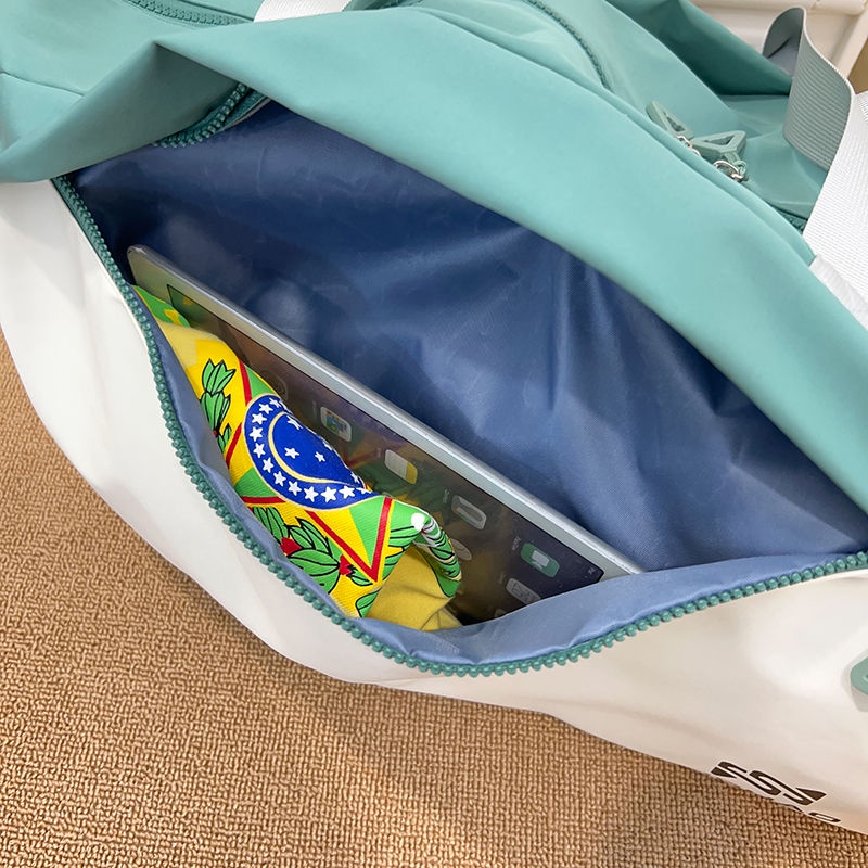 Túi Đeo Chéo Một Bên Vai Đựng Đồ Tập gym / yoga Chia Ngăn Khô Ướt Cho Nam Nữ