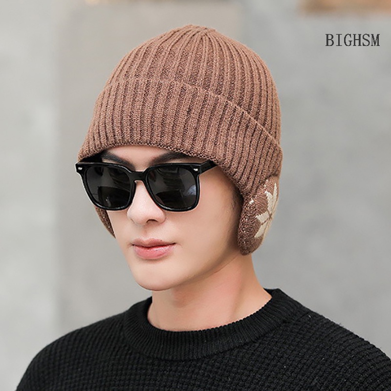 Nón Len Trùm Tai Kèm Khẩu Trang Giữ Ấm Mùa Đông Cho Nam skk