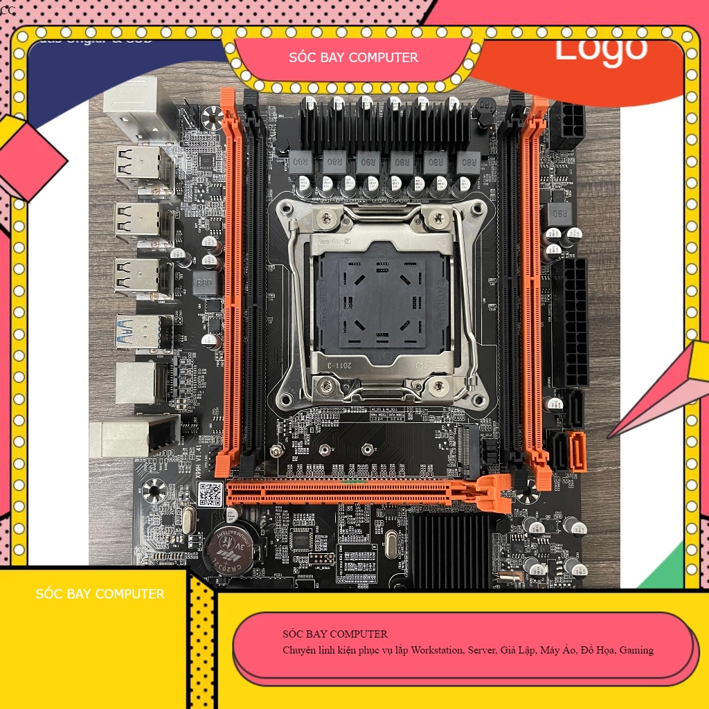 Main x99 đơn , main x99 chạy 1 cpu v3 v4