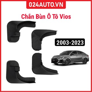 Bộ 4 chắn bùn vios 2003-2023 chuẩn theo xe