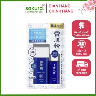 Set kem chống nắng Kose Milk SPF50 mẫu mới- Hàng nhập khẩu Nhật Bản