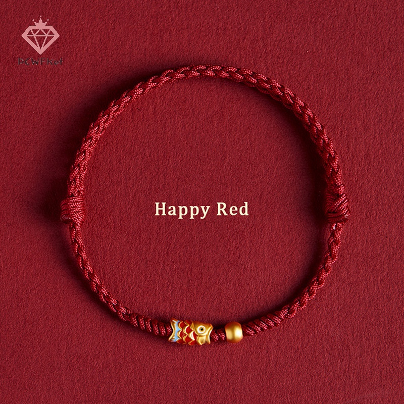 [pcwfkef] Vòng Đeo Tay May Mắn Bện Thủ Công Hình Cá koi Có Thể Điều Chỉnh Kích Thước Thích Hợp Làm Quà Tặng Cho Bạn Thân Bạn Thân Mới | BigBuy360 - bigbuy360.vn