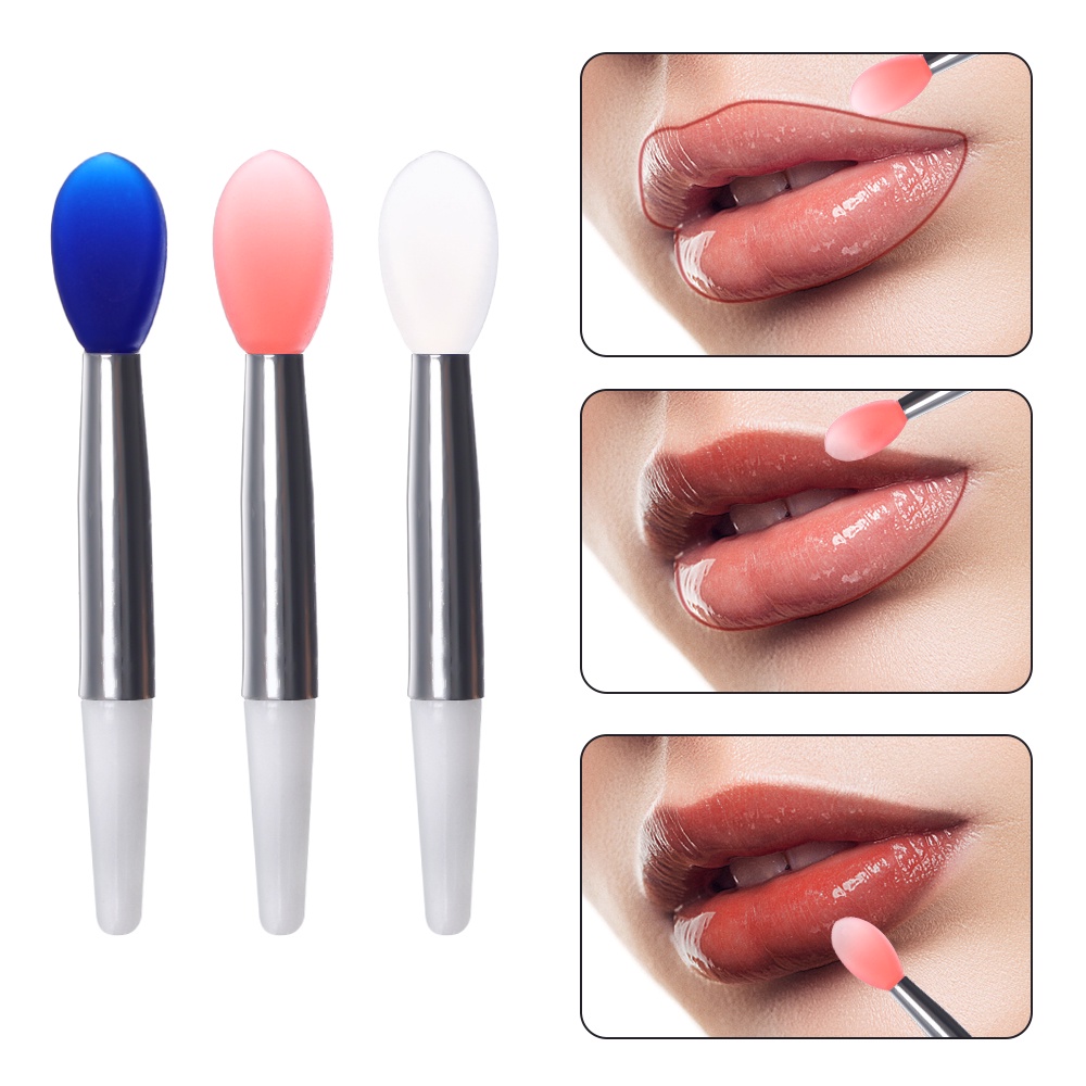 Cọ Trang Điểm Môi Đầu silicone Cỡ mini Tiện Dụng