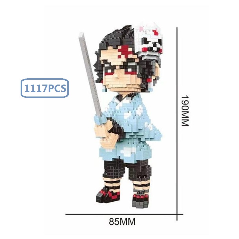 Hoạt Hình Bộ Đồ Chơi Mô Hình Nhân Vật demon slayer diy