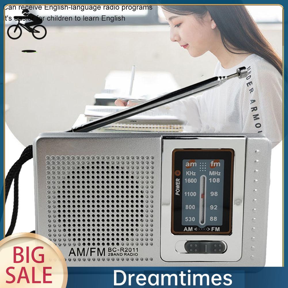 Radio mini hifi Băng Tần Kép 1.vn Có Ăng Ten Thu Sóng am fm