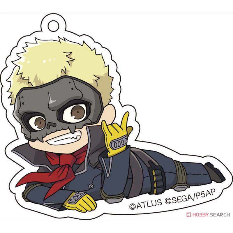 Thiết bị ngoại vi hoạt hình Persona 5 Mặt dây chuyền acrylic Mặt dây chuyền túi đi học