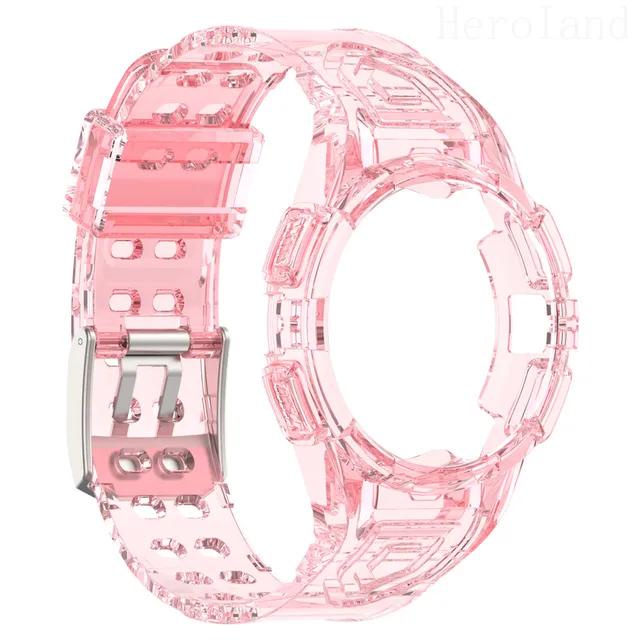 Trong Suốt Dây Đeo Silicon Thay Thế Cho Đồng Hồ Thông Minh samsung galaxy watch 6 classic 47mm 43mm 6 5 4 40mm 44mm