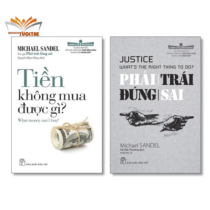 Combo 2 cuốn: Phải Trái Đúng Sai + Tiền Không Mua Được Gì?