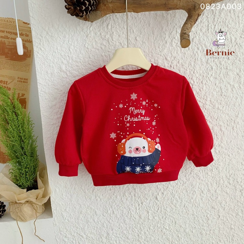 ÁO SWEATER ĐỎ GIÁNG SINH CHO BÉ