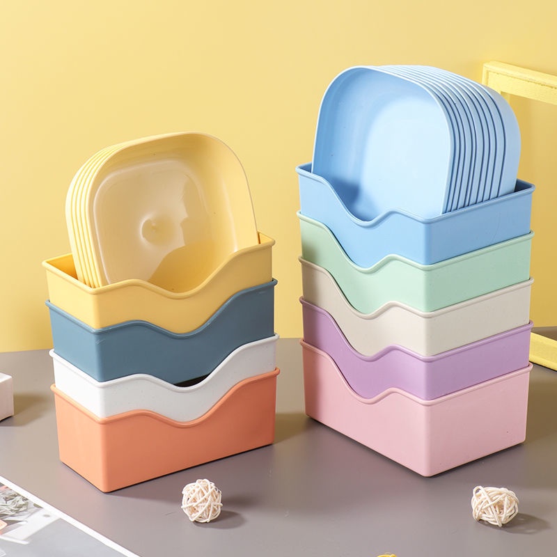 Dĩa Đựng Rác Ăn Tối / Trái Cây / Xương Bát Đĩa Để Bàn Tiện Lợi Dành Cho Gia Đình