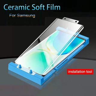  Phim Mềm Gốm Sứ Cho Samsung S23 Ultra S22 S21 S20 Ultra S24 S25 Dành Cho Samsung S8 S9 S10 Plus Galaxy Note 20 10 9 8 Có Dụng Cụ Bảo Vệ Toàn Diện Màn Hình Phim Không Kính 