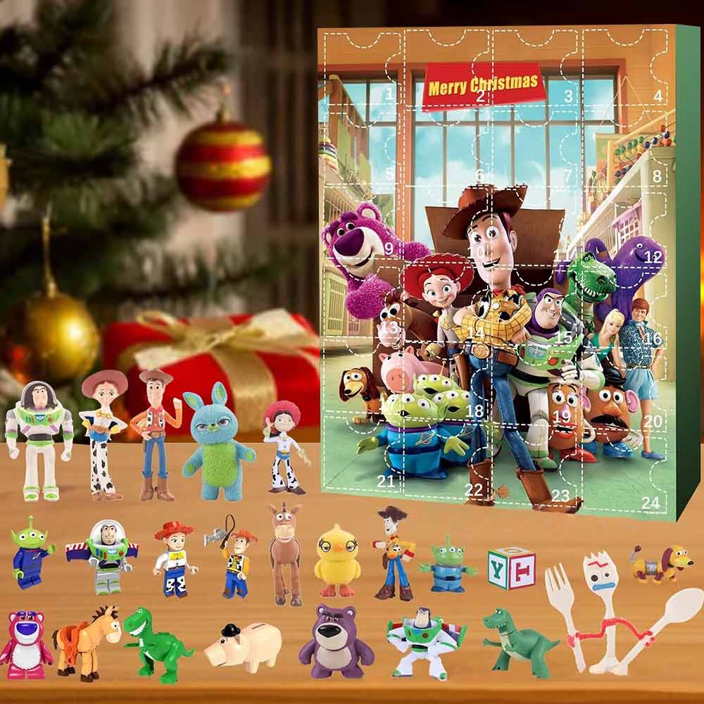 Christmas Advent Calendar Toy Story Mania Countdown Fidget Sensory Toy Blind Box Kids Xmas Gift