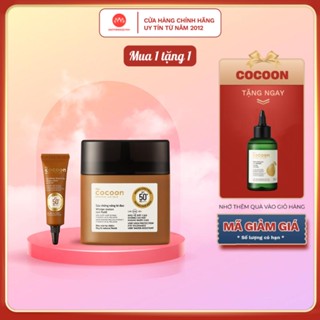  Sữa chống nắng chiết xuất bí đao Cocoon quang phổ rộng SPF 50+ PA++++ UVA – PF 62.6  5ml- 50ml 