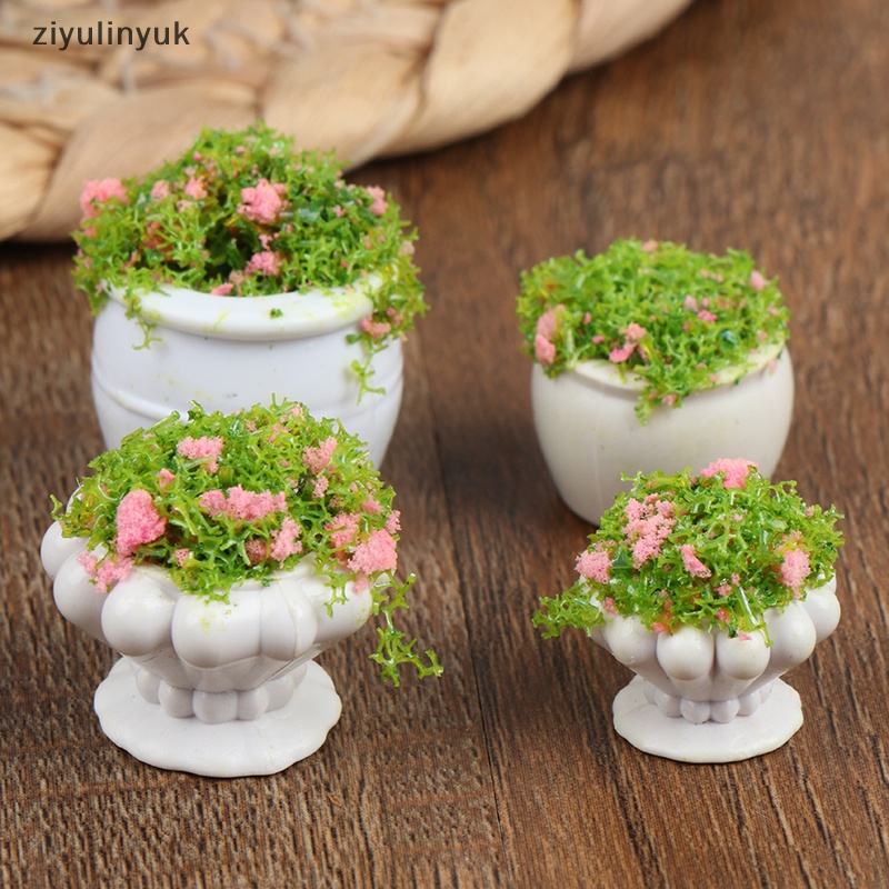 Chậu Hoa mini Tỉ Lệ 1: 12 Dùng Trang Trí Nhà Búp Bê