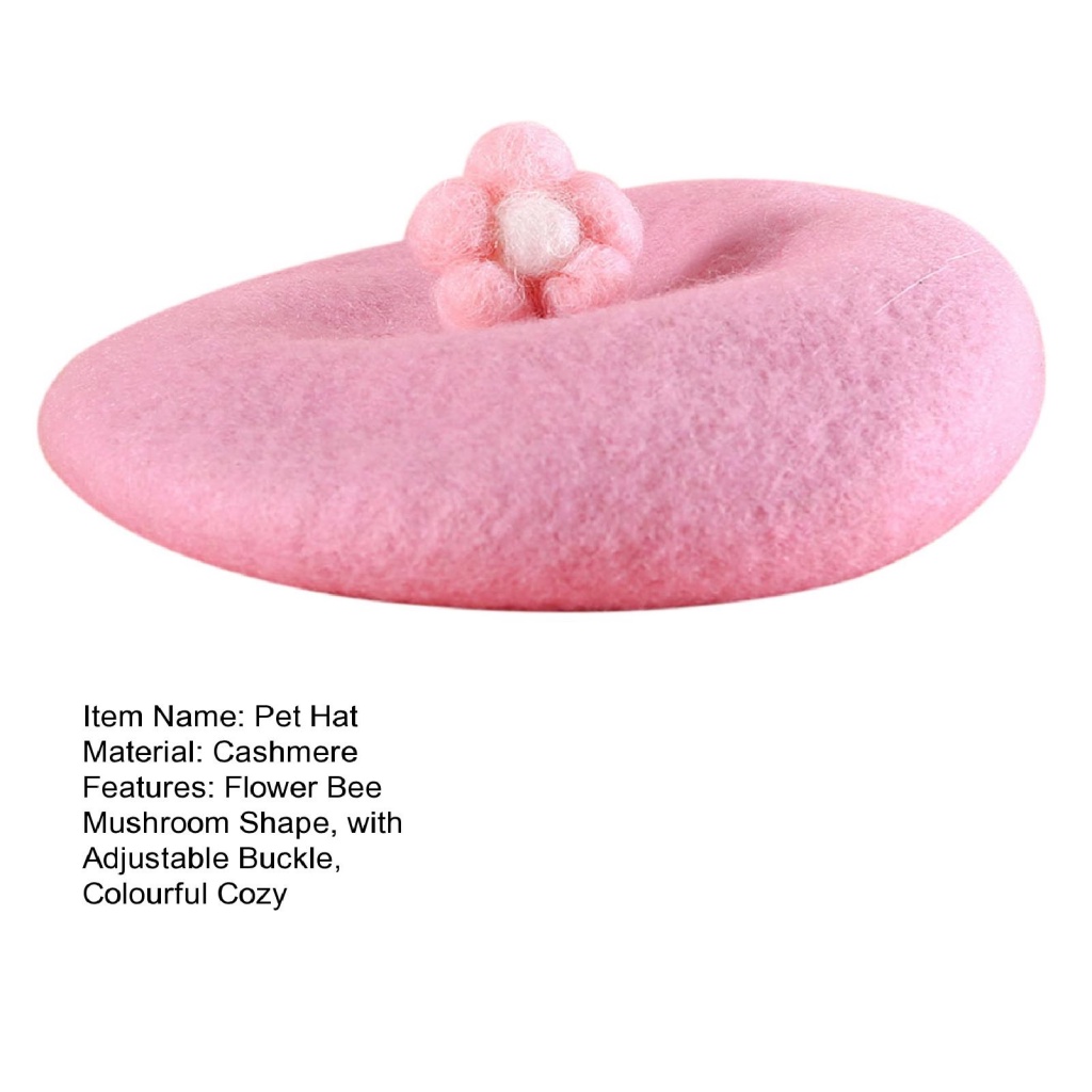 Mũ Len Giữ Ấm Hình Hoạt Hình Cho Thú Cưng