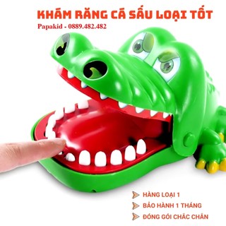 Đồ chơi cá sấu cắn tay , cá mập cắn tay vui nhộn, khám răng khủng long gắn kết gia đình.
