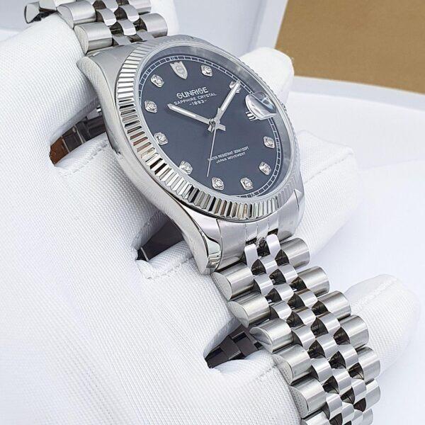 Đồng Hồ Nam SUNRISE 1255SA Kính Sapphire - Chính hãng