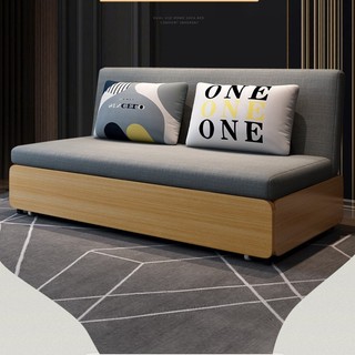 Giường sofa gỗ tự nhiên 1m2 cao cấp , giường sofa 1m2 khung gầm sắt siêu bền