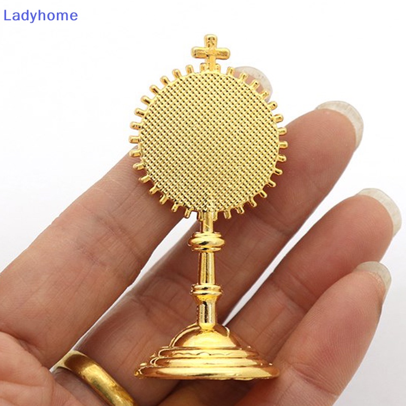 Ladyholic Tượng Thần Thánh Giá Vàng Tôn Giáo Trang Trí Bàn Làm Việc