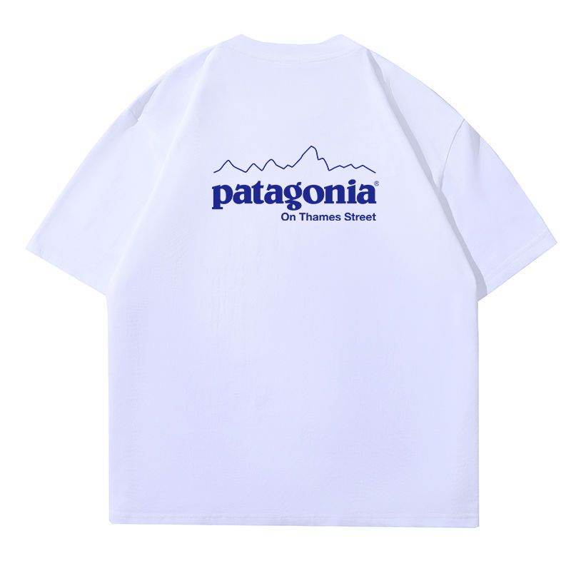 Áo Thun cotton Ngắn Tay In logo patagonia Thời Trang Mùa Hè Cho Nam Và Nữ