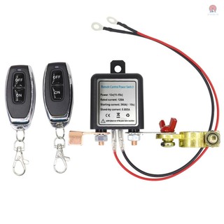Wireless Remote Car Battery Switch Isolator Power Cut Master Switch with 2 Remotes