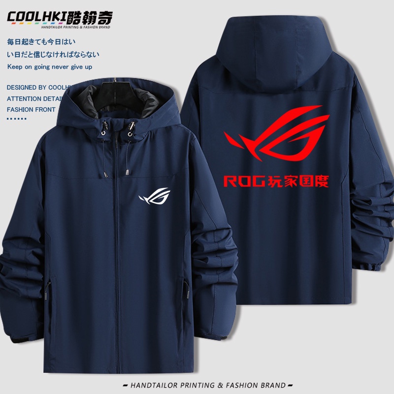 R rog player country Áo Khoác Gió Ba Trong Một Có Mũ Trùm Đầu Phong Cách Thu Đông