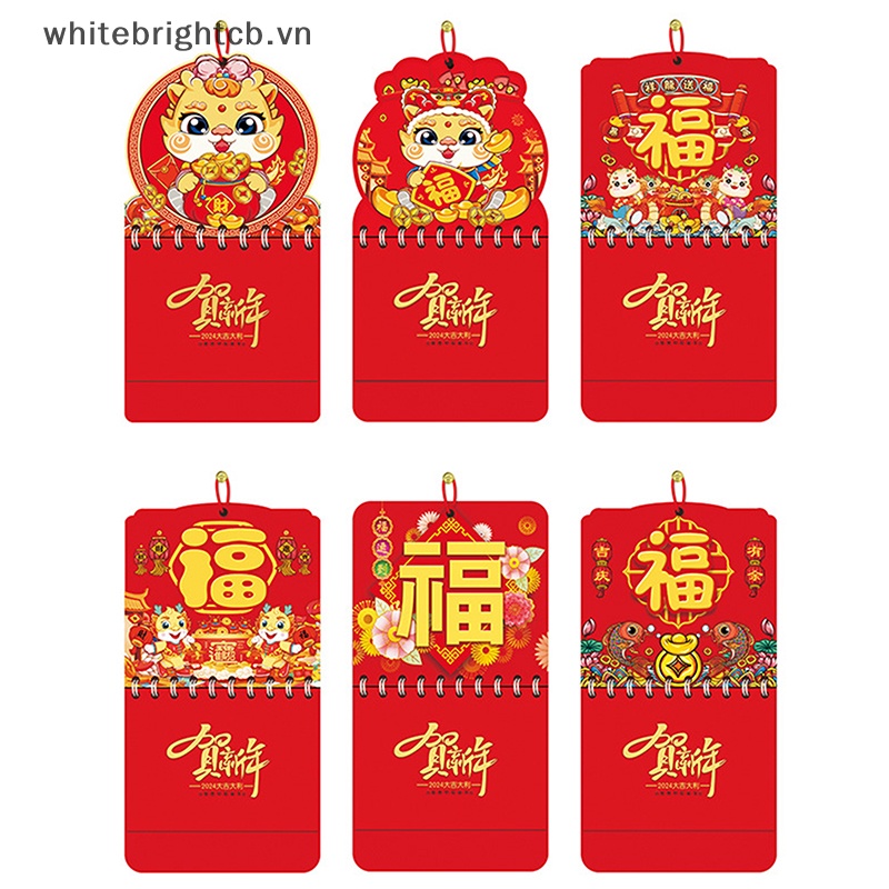 Lịch Năm Mới 2024 mini Để Bàn Trang Trí