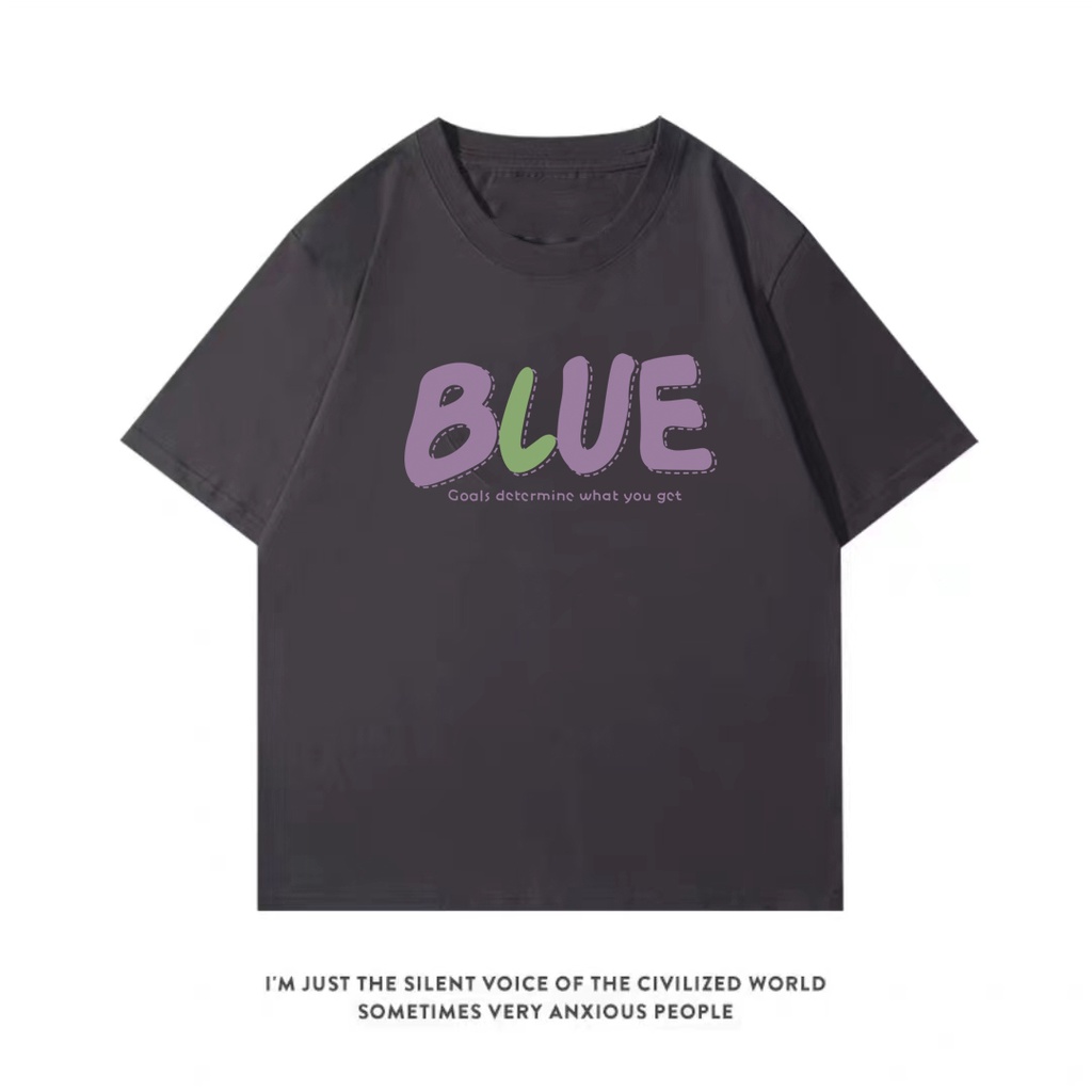 HIIXIIVI Áo Thun 100% cotton oversize Phong Cách Hàn Quốc Thời Trang unisex 2024