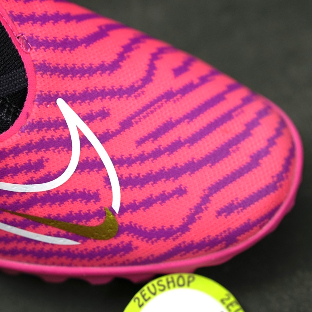 Giày bóng đá Phantom GX Pro Đen Hồng, giày đá banh cỏ nhân tạo nam đã khâu đế - 2EVSHOP