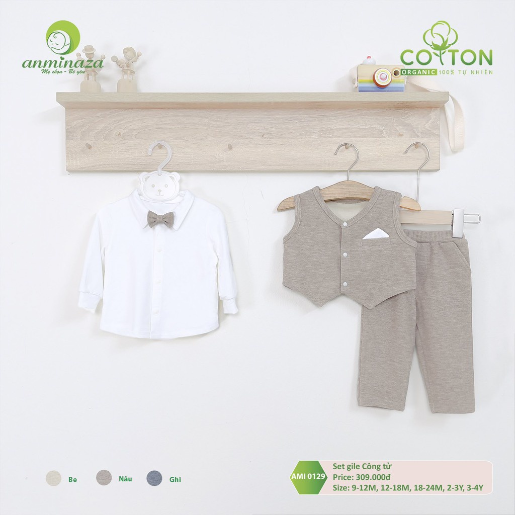 Set công tử Anminaza cho bé trai