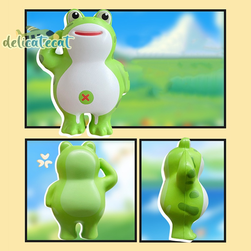 Đồ Chơi Nắn Bóp Đàn Hồi Giảm Stress Hình Chú Ếch Hoạt Hình