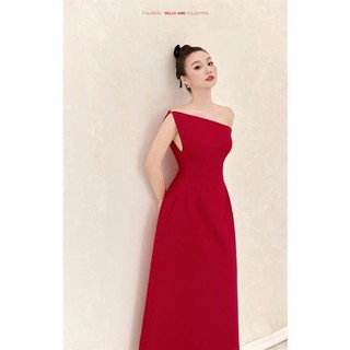 Đầm dài kiểu lệch vai COCOBEBE KRIXI DRESS