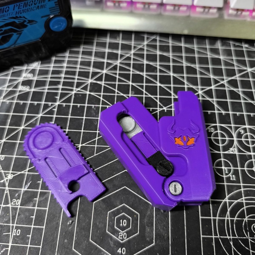 Kamen rider extreme fox overlord Dao Cắt Cà Rốt Phong Cách ins diy Cùng Một Tông Màu Phong Cách cos Dao Công Nghệ Màu Đen