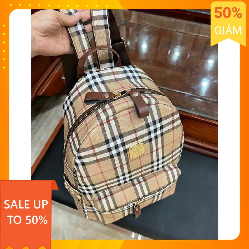 Balo BRR đi học, đi làm - Balo to  vừa a4 hoạ tiết kẻ bb siêu trẻ trung năng động, tiện lợi cho cả nam và nữ