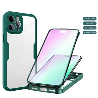Ốp Điện Thoại Trong Suốt Chống Sốc Bảo Vệ 360 Độ Cho iphone 11 pro max x xs max xr 7 8 plus