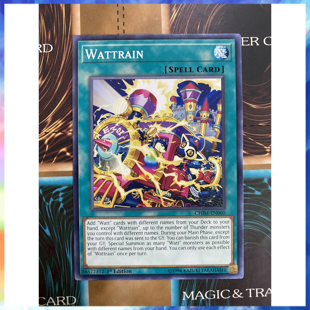 Thẻ bài Yugioh Wattrain