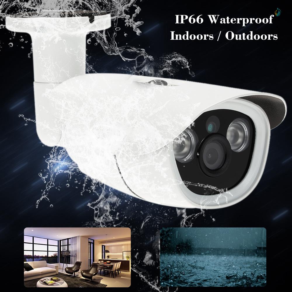 Camera 1080p 2.0mp ahd cctv 3.6mm 1 / 3 '' cmos 2 Đèn Led ir Chống Mưa Trong Nhà / Ngoài Trời