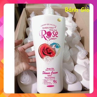 Sữa tắm trắng dê hoa hồng tinh chất ngọc trai CHÍNH HÃNG CTY 1200ml