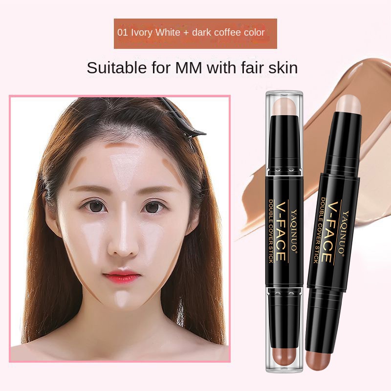 Kasys Thỏi Kem Tạo Khối Bắt Sáng Hai Đầu Đa Năng Làm Sáng Da Cho Nữ