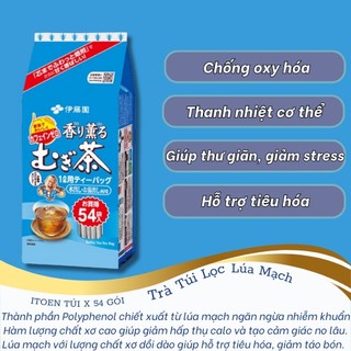 Trà Túi Lọc Lúa Mạch ITOEN MUGI Nhật Bản [ túi x 54 gói ]