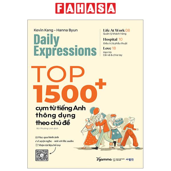 Sách Daily Expression - Top 1500+ Cụm Từ Tiếng Anh Thông Dụng Theo Chủ Đề