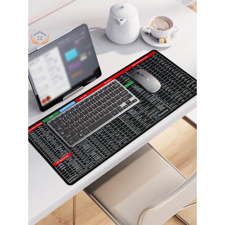 Tấm Lót Chuột Và Bàn Phím Máy Tính Bằng Cao Su Chống Trượt Linh Hoạt Kích Thước 90x40cm shoptkc6841