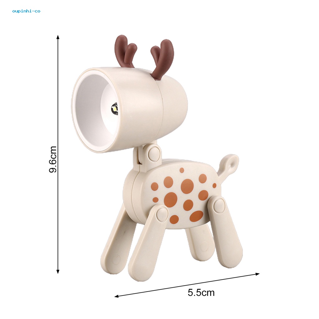 Ou Đèn Ngủ led Tiết Kiệm Năng Lượng Hình Hươu Đáng Yêu Với Vỏ Mềm Không Gật Linh Hoạt Cho Đầu Giường Hoặc Bàn Làm Việc Cho Người Mua Sắm Đông Nam