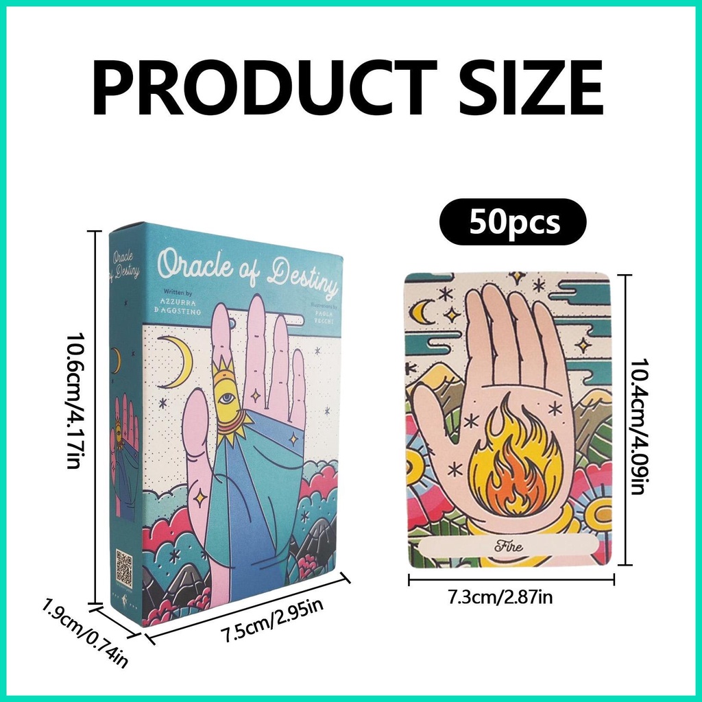 Bộ Bài tarot fate divination oracle Phiên Bản Tiếng Anh