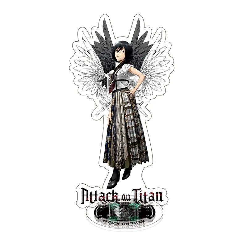 Mô hình Standee Anime Attack on Titan Acrylic Shingeki No Kyojin Levi Ackermam Phụ kiện trang trí để bàn góc học tập